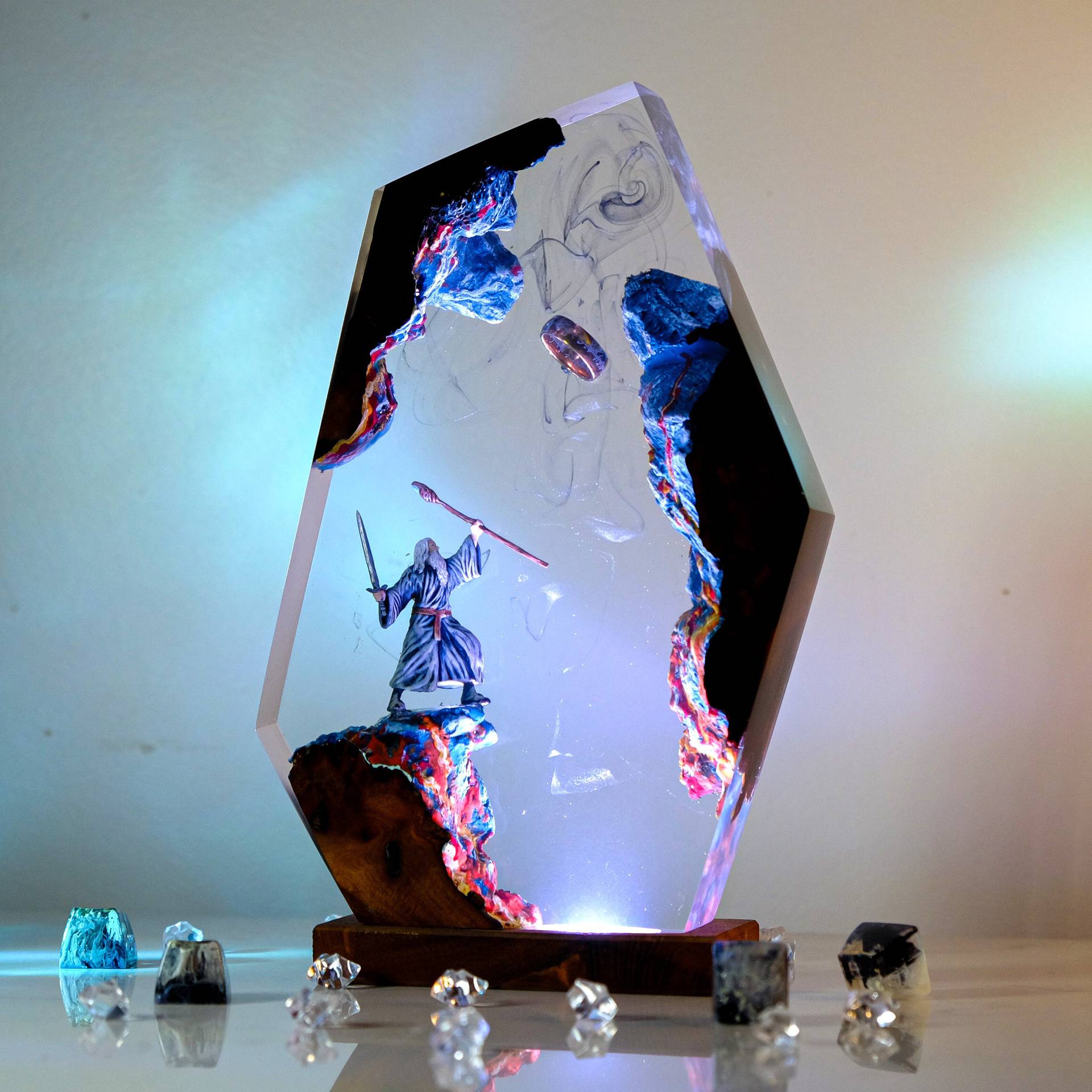 Movie Scence Figure Table Resi - Home Decor Ideas ulasan dan harga