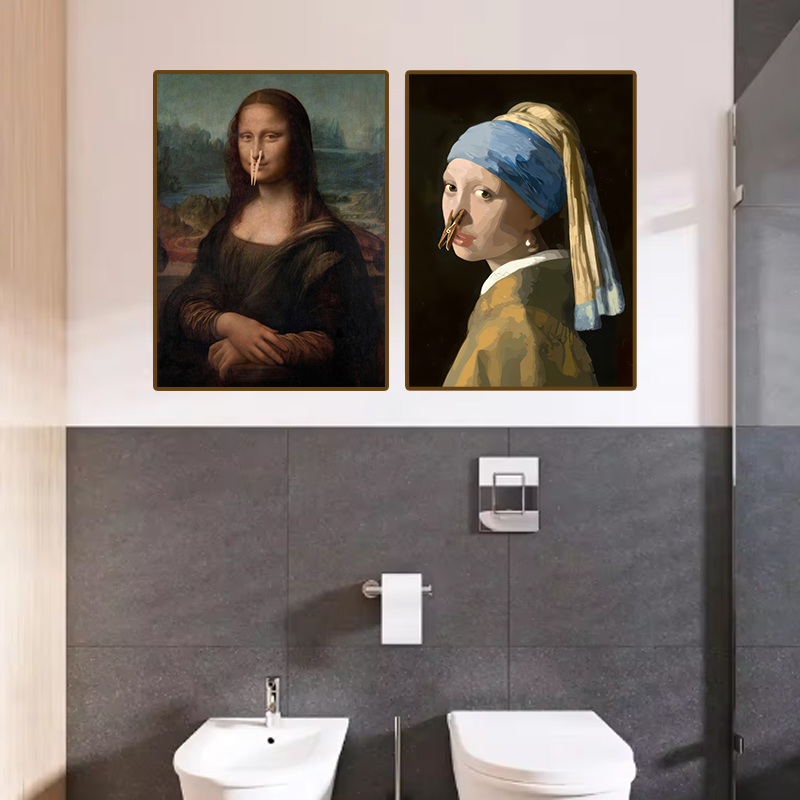 1pc Funny Abstract Bathroom To - Home Decor Quirky ulasan dan harga