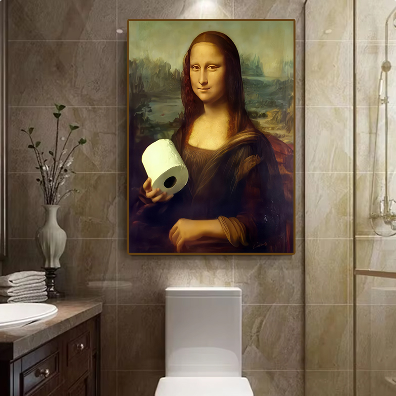 1pc Funny Abstract Bathroom To - Home Decor Quirky ulasan dan harga