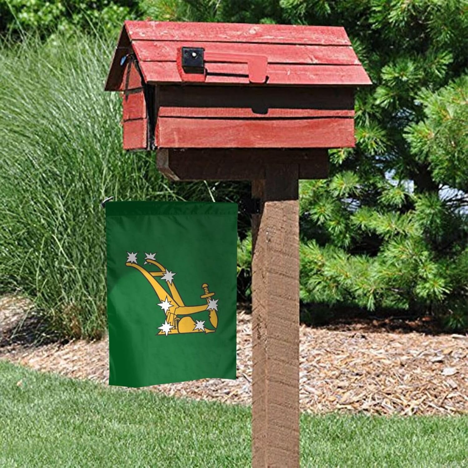 Starry Plough Logo Garden Flag - Home Decor Logo ulasan dan harga