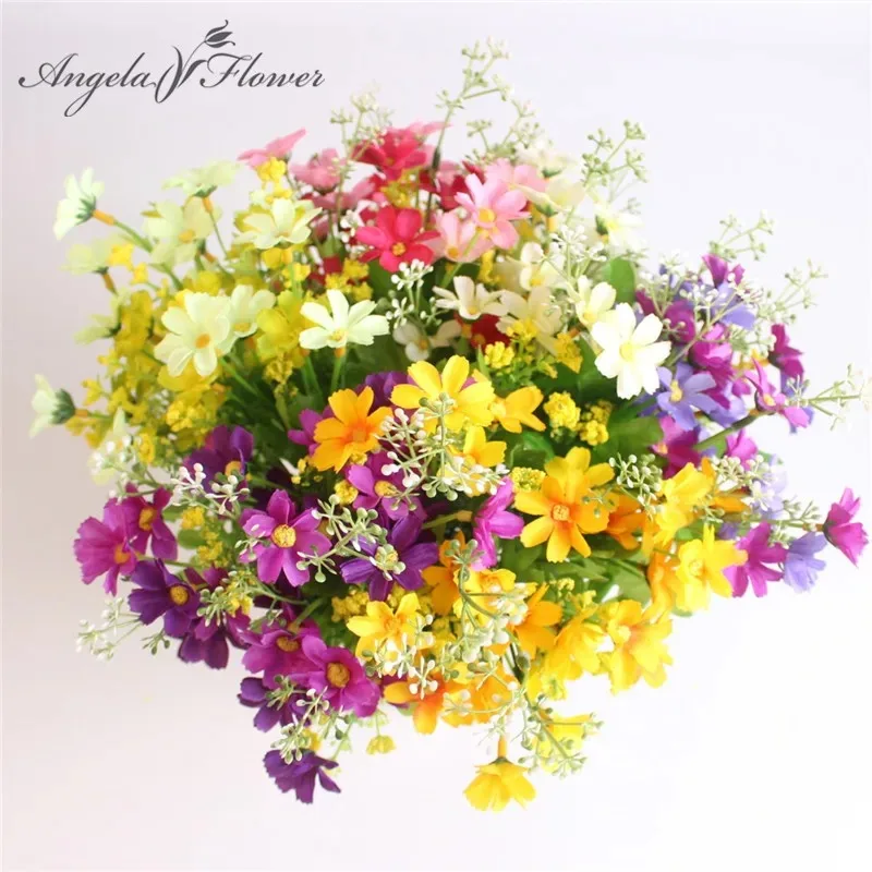 22*33CM Artificial One Bouquet - Home Decor Daisy ulasan dan harga