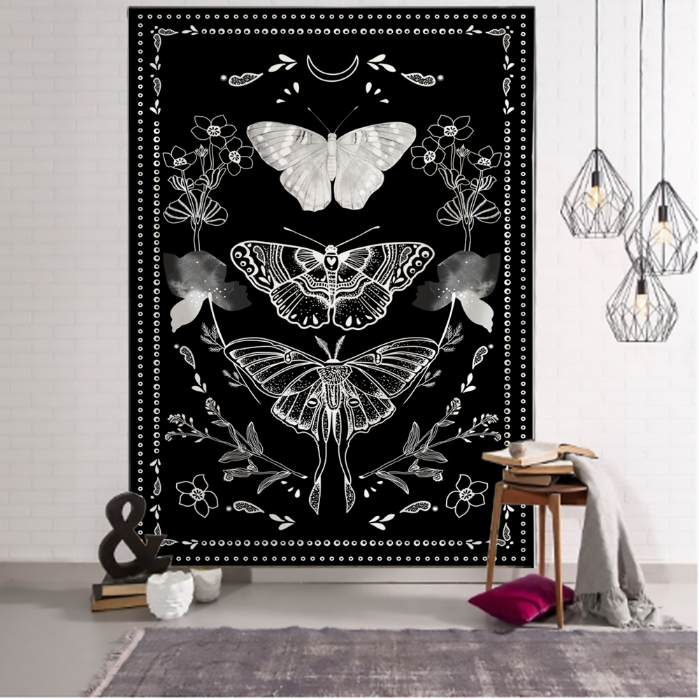Psychedelic Butterfly Tarot Ta - Home Decor Hippie ulasan dan harga
