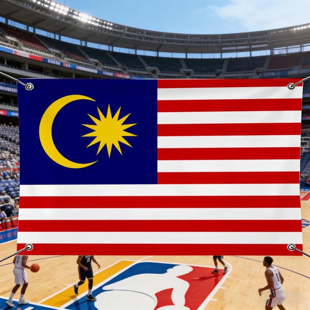 Malaysia Flags Custom Wall Han - Home Decor Malaysia ulasan dan harga