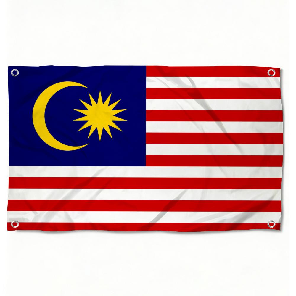 Malaysia Flags Custom Wall Han - Home Decor Malaysia ulasan dan harga