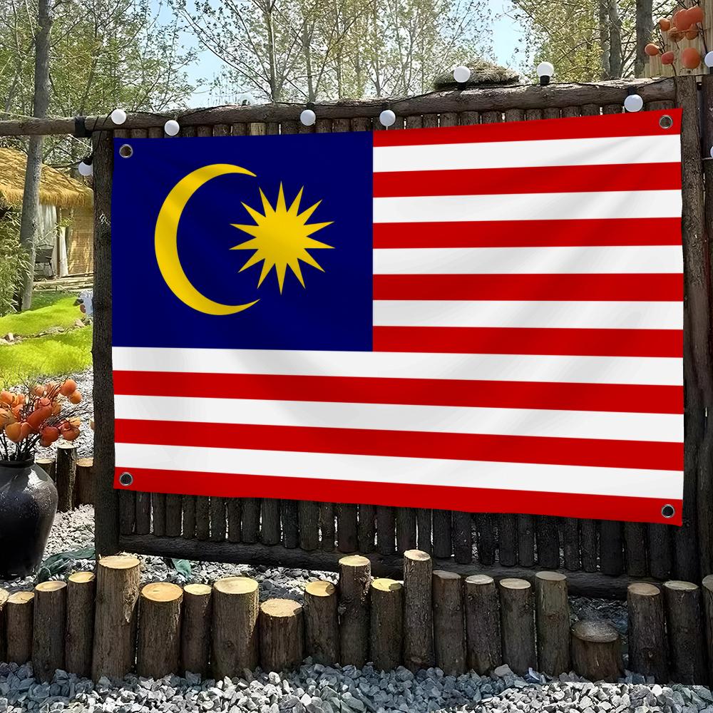 Malaysia Flags Custom Wall Han - Home Decor Malaysia ulasan dan harga