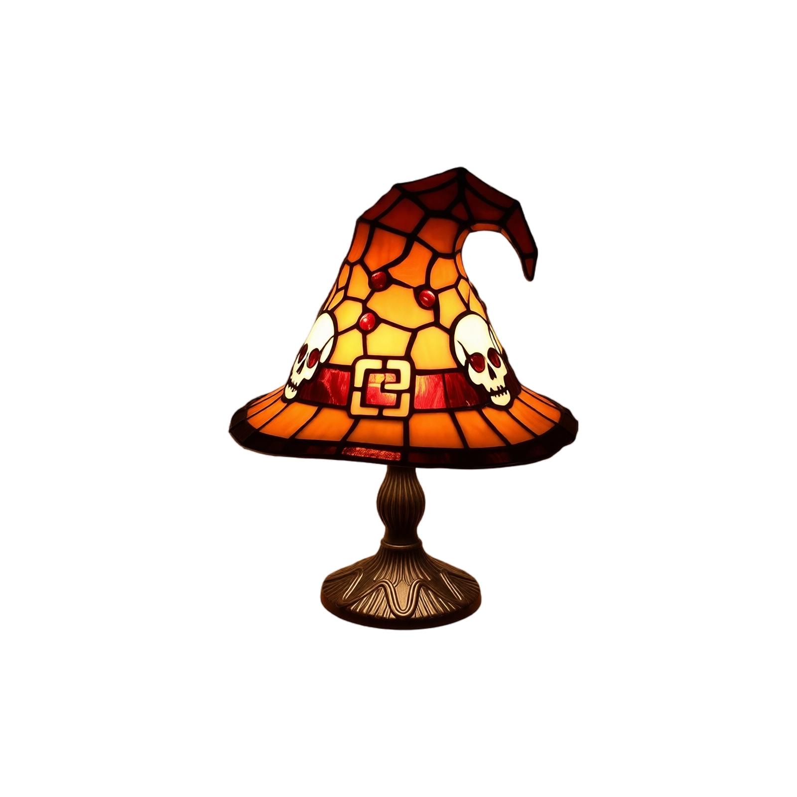 Stained Glass Witch Hat Lamp U - Home Decor Quirky ulasan dan harga