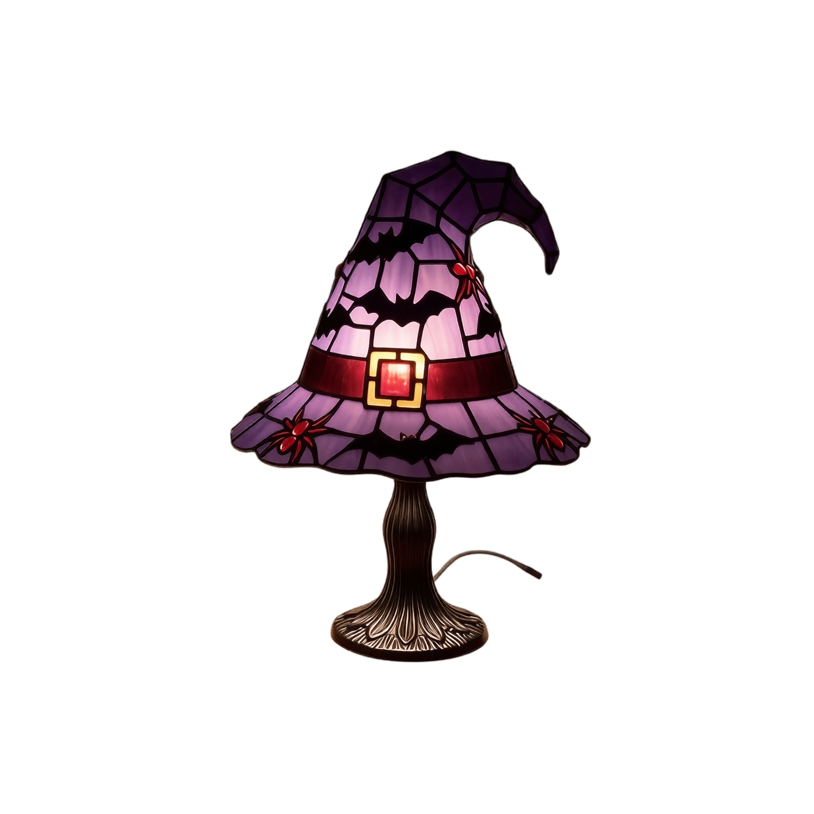 Stained Glass Witch Hat Lamp U - Home Decor Quirky ulasan dan harga