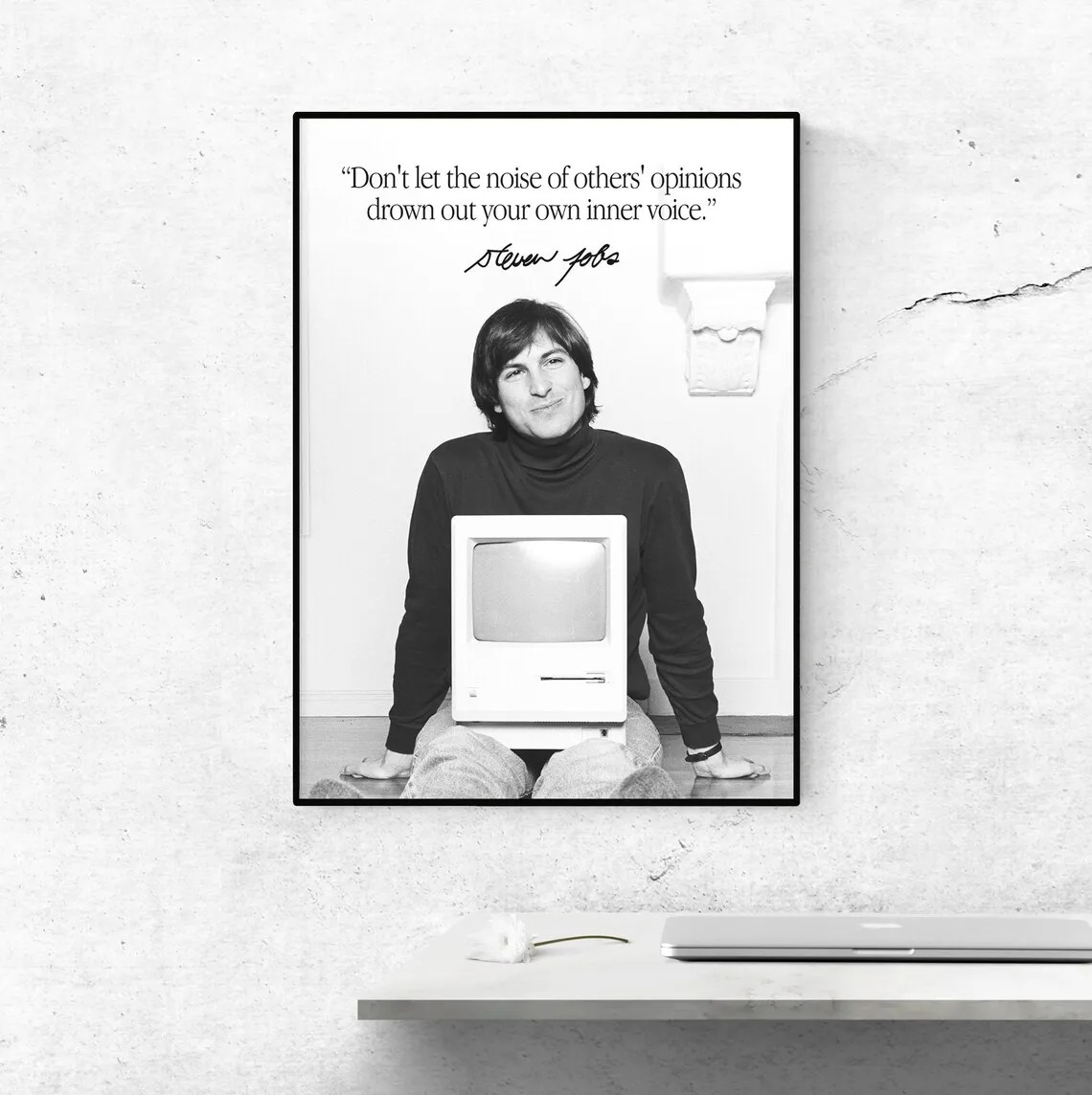 Motivational Steve Jobs Portra - Home Decor Jobs ulasan dan harga