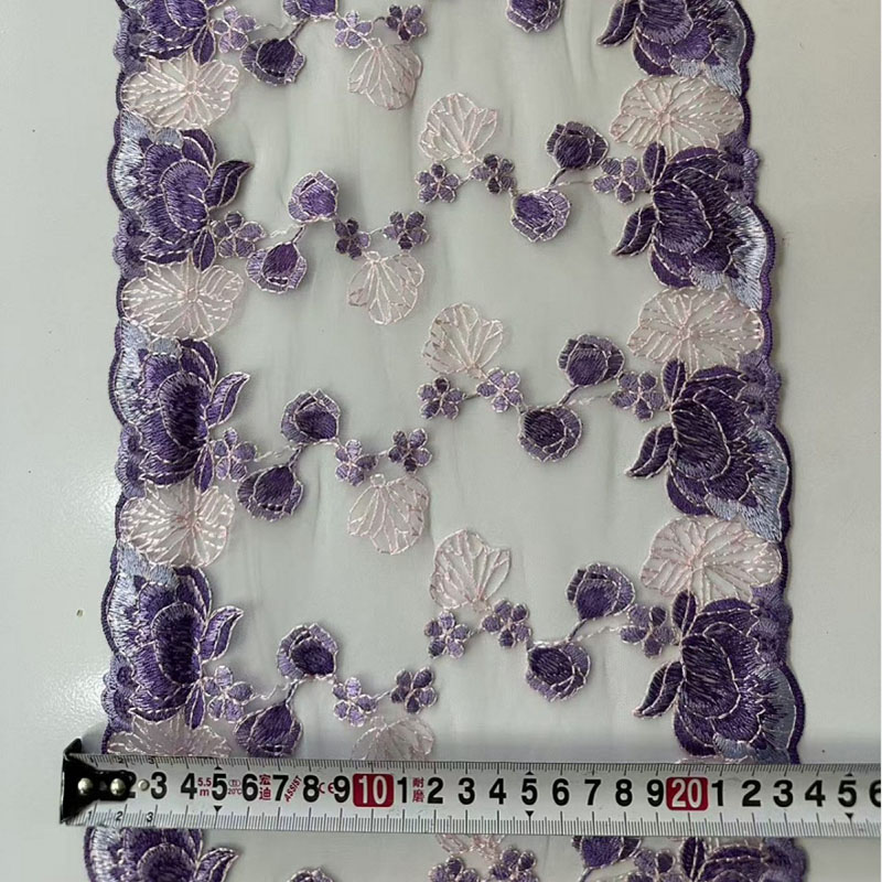 20Yards Purple Net Lace Fabric - Home Decor Malaysia ulasan dan harga