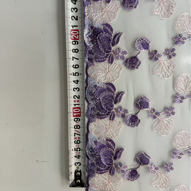 20Yards Purple Net Lace Fabric - Home Decor Malaysia ulasan dan harga