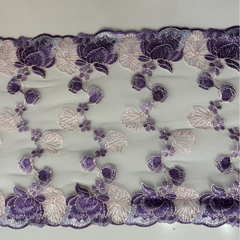 20Yards Purple Net Lace Fabric - Home Decor Malaysia ulasan dan harga