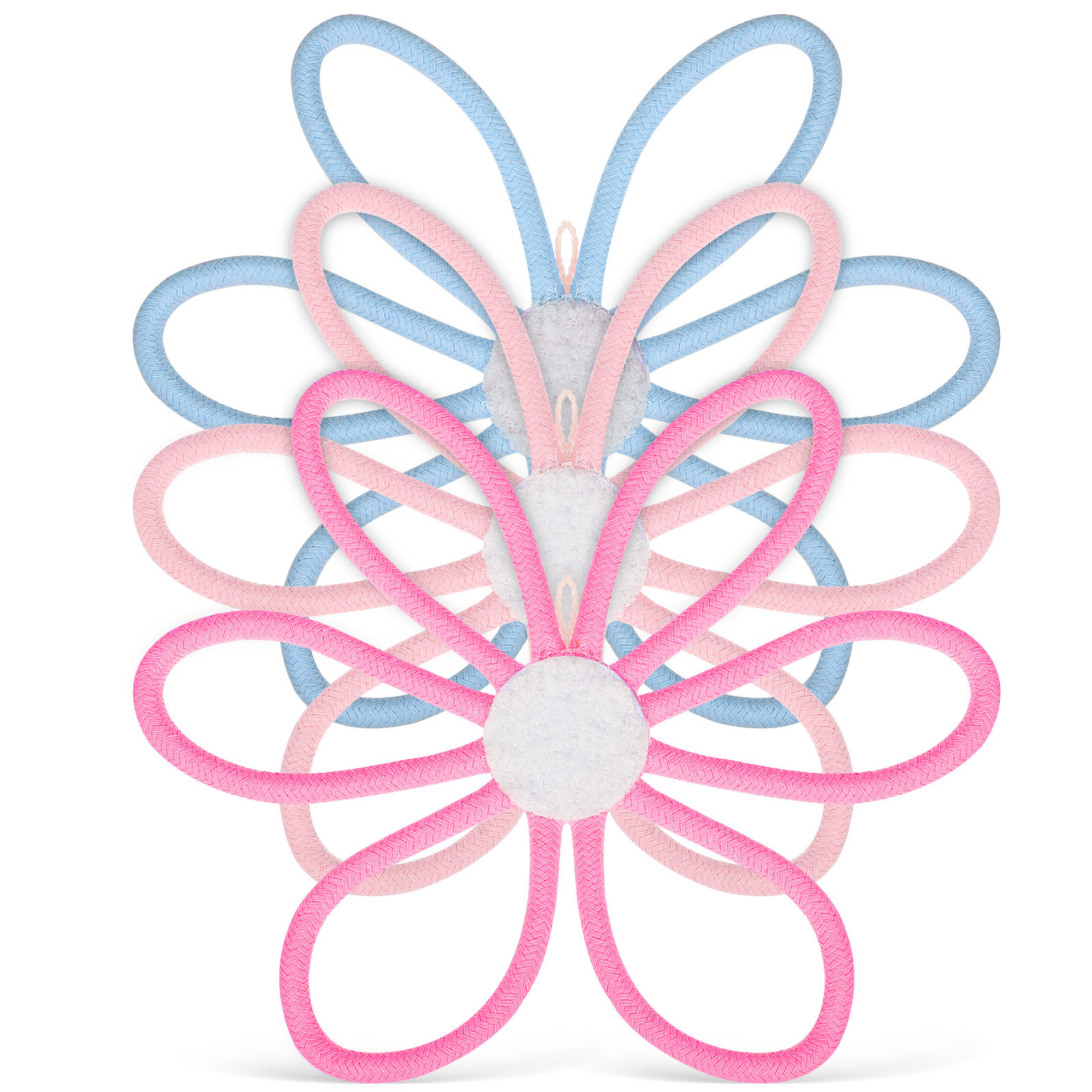 3Pcs Cotton Rope Flower Wall D - Macrame Wall Hanging ulasan dan harga