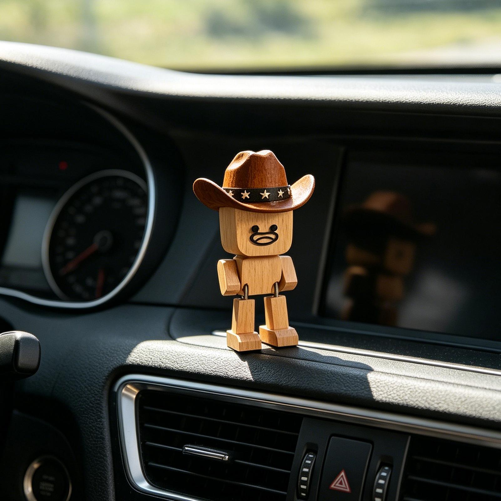 Shaking Wooden Man For Dashboa - Home Decor Express ulasan dan harga