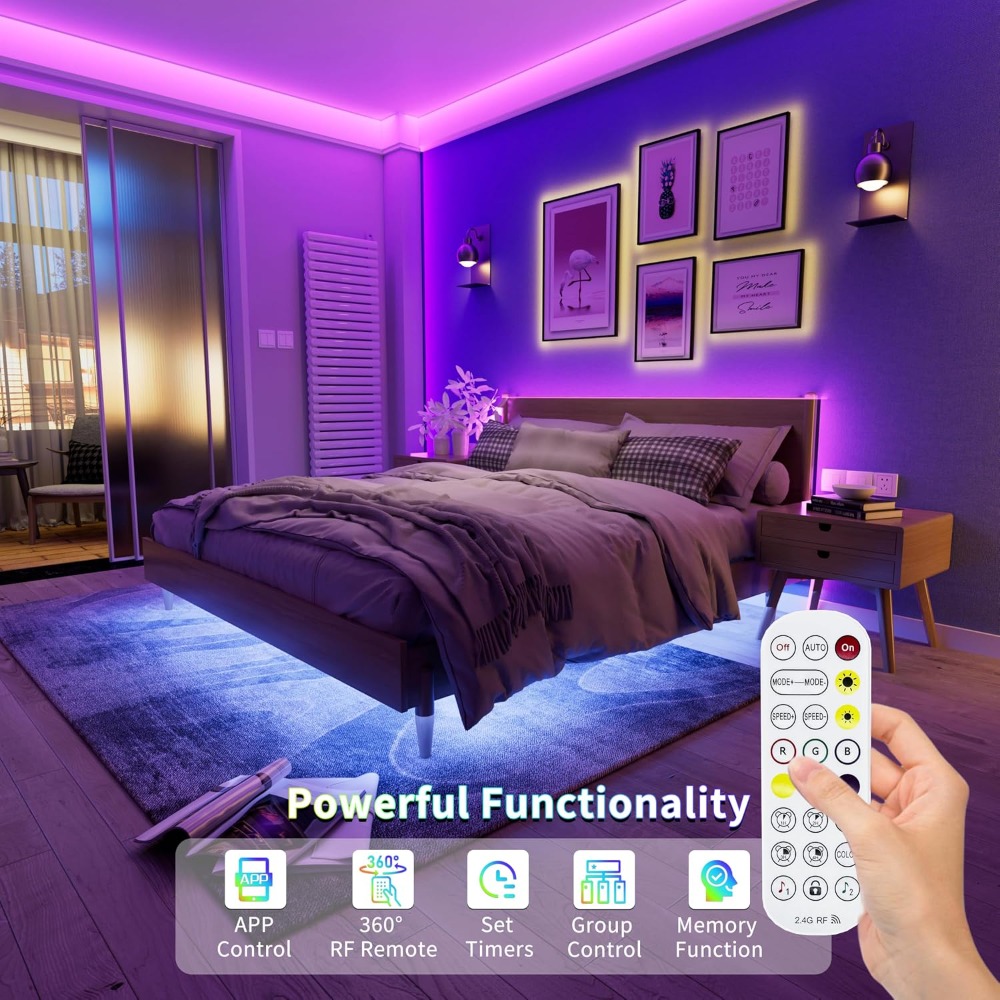 5V USB COB RGB LED Strip Light - Led Strip Lights ulasan dan harga