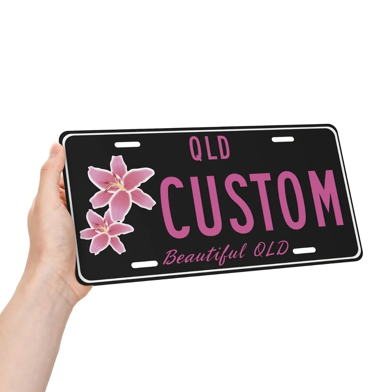 Custom Text Aluminum License P - Home Decor Theme ulasan dan harga