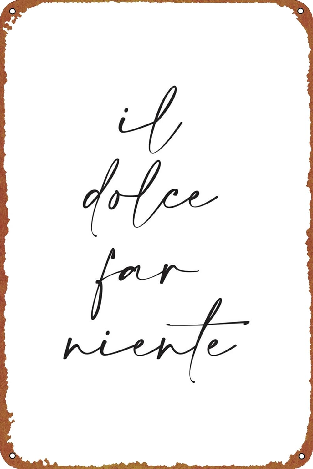 1p,KIVYYB Il Dolce Far Niente  - Home Decor Logo ulasan dan harga