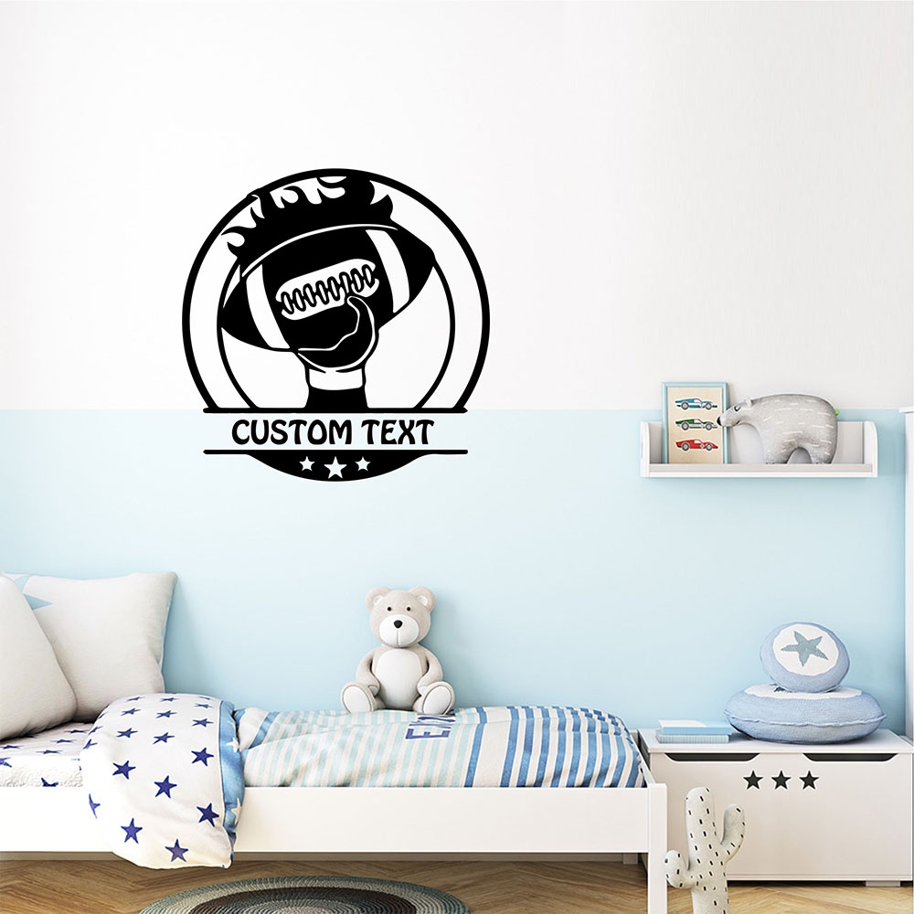 1PC Lovely Rugby Custom Text W - Home Decor Lovely Home ulasan dan harga