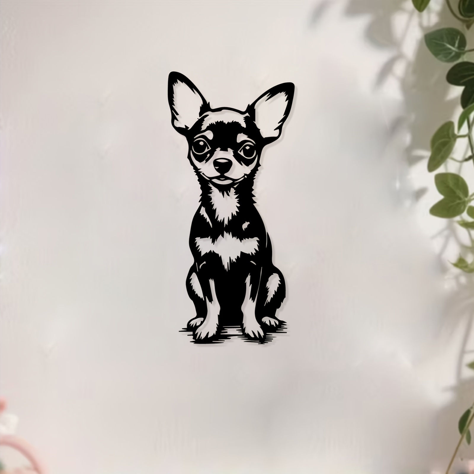 Mordern Metal Wall Art Cute Ch - Home Decor Quirky ulasan dan harga