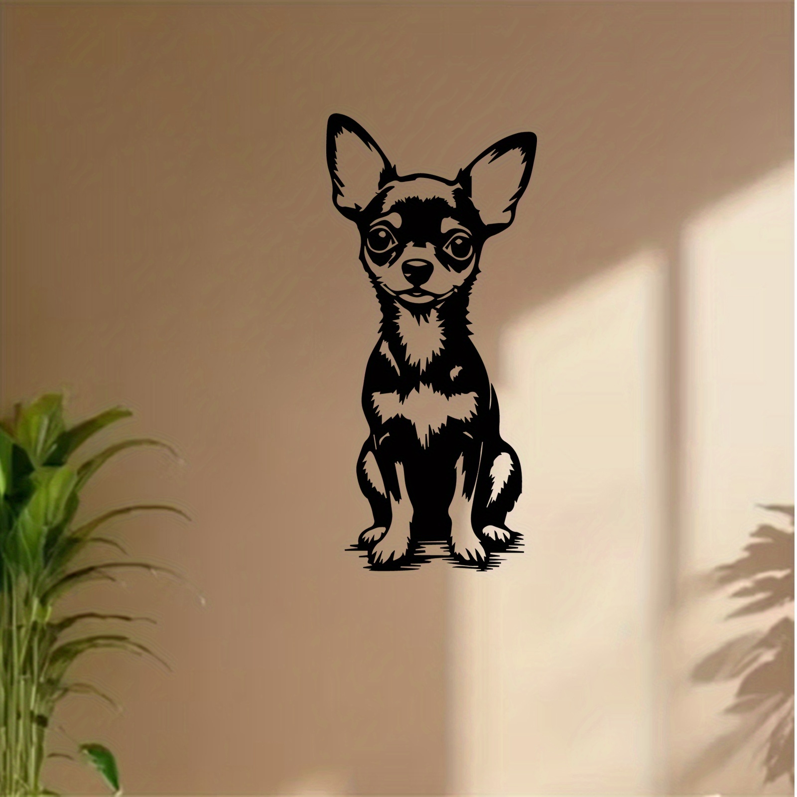 Mordern Metal Wall Art Cute Ch - Home Decor Quirky ulasan dan harga