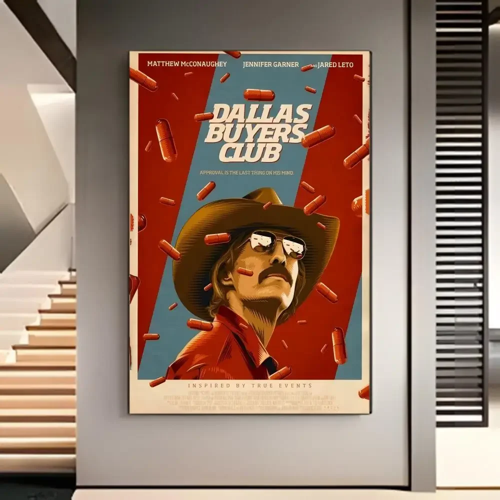 d-Dallas Buyers Club Poster Am - Home Decor Dallas ulasan dan harga