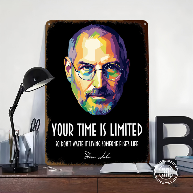 Steve Jobs Pop Art Portrait Pe - Home Decor Jobs ulasan dan harga