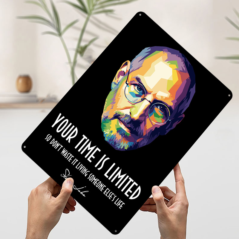 Steve Jobs Pop Art Portrait Pe - Home Decor Jobs ulasan dan harga