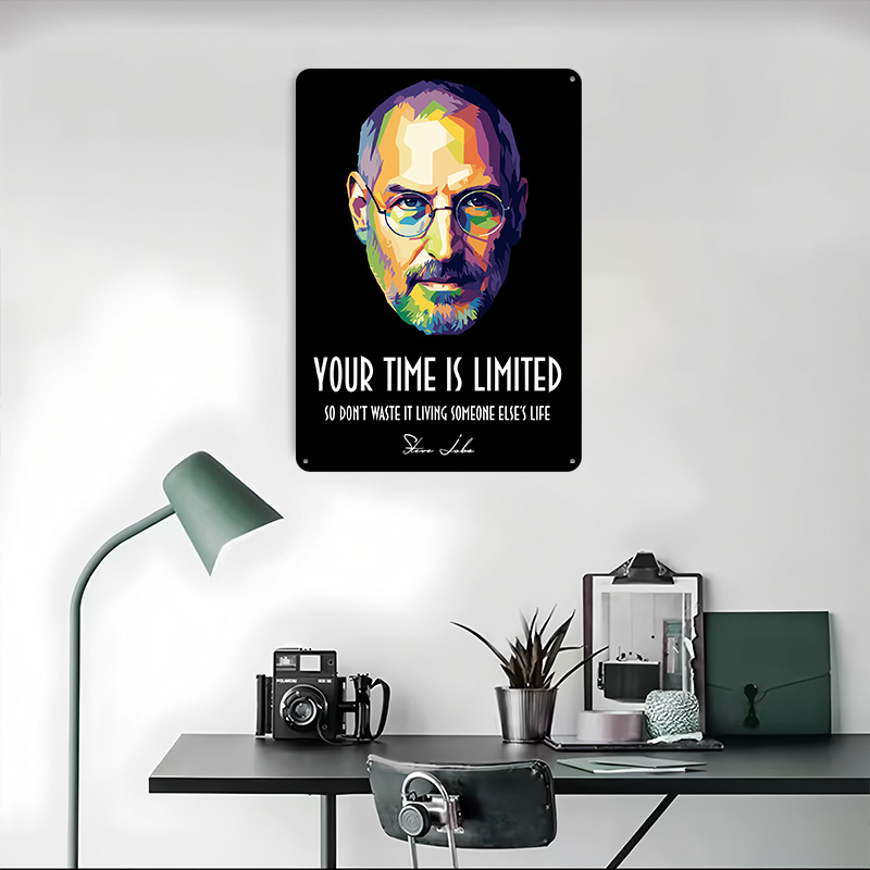 Steve Jobs Pop Art Portrait Pe - Home Decor Jobs ulasan dan harga