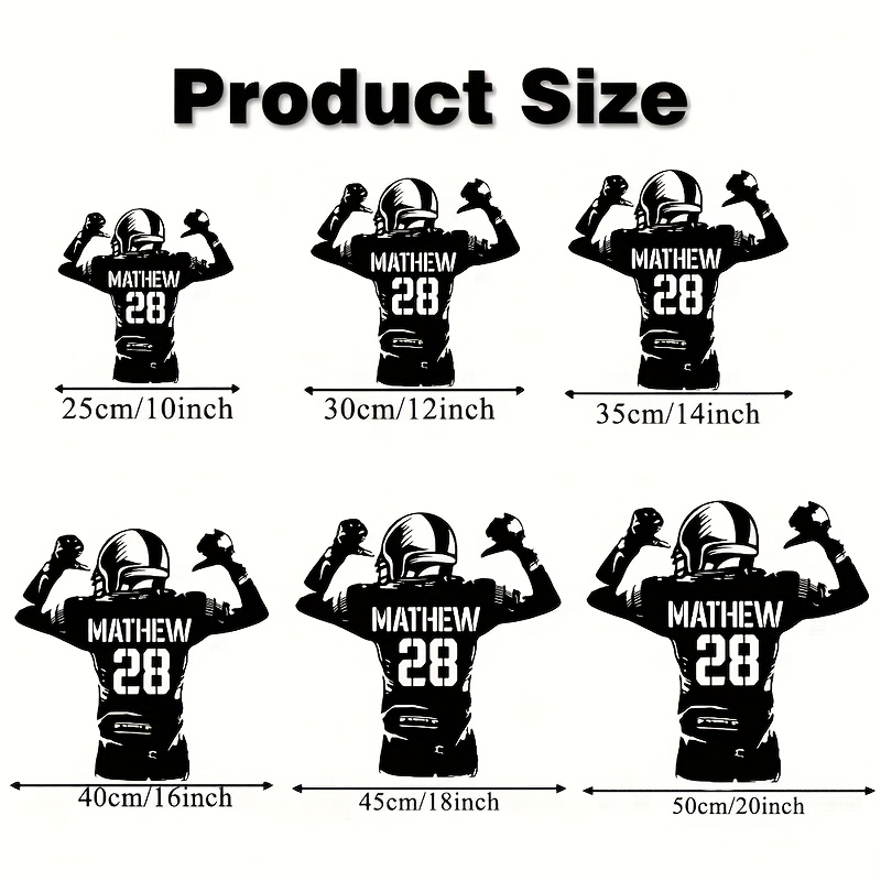 Classic Custom Football Player - Home Decor Interior ulasan dan harga