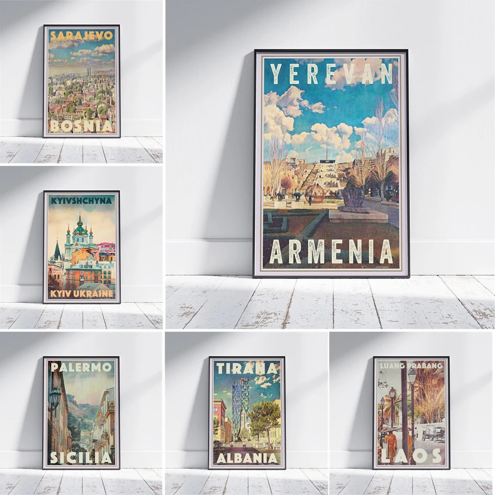 Armenia Travel Vintage Yerevan - Home Decor Yerevan ulasan dan harga