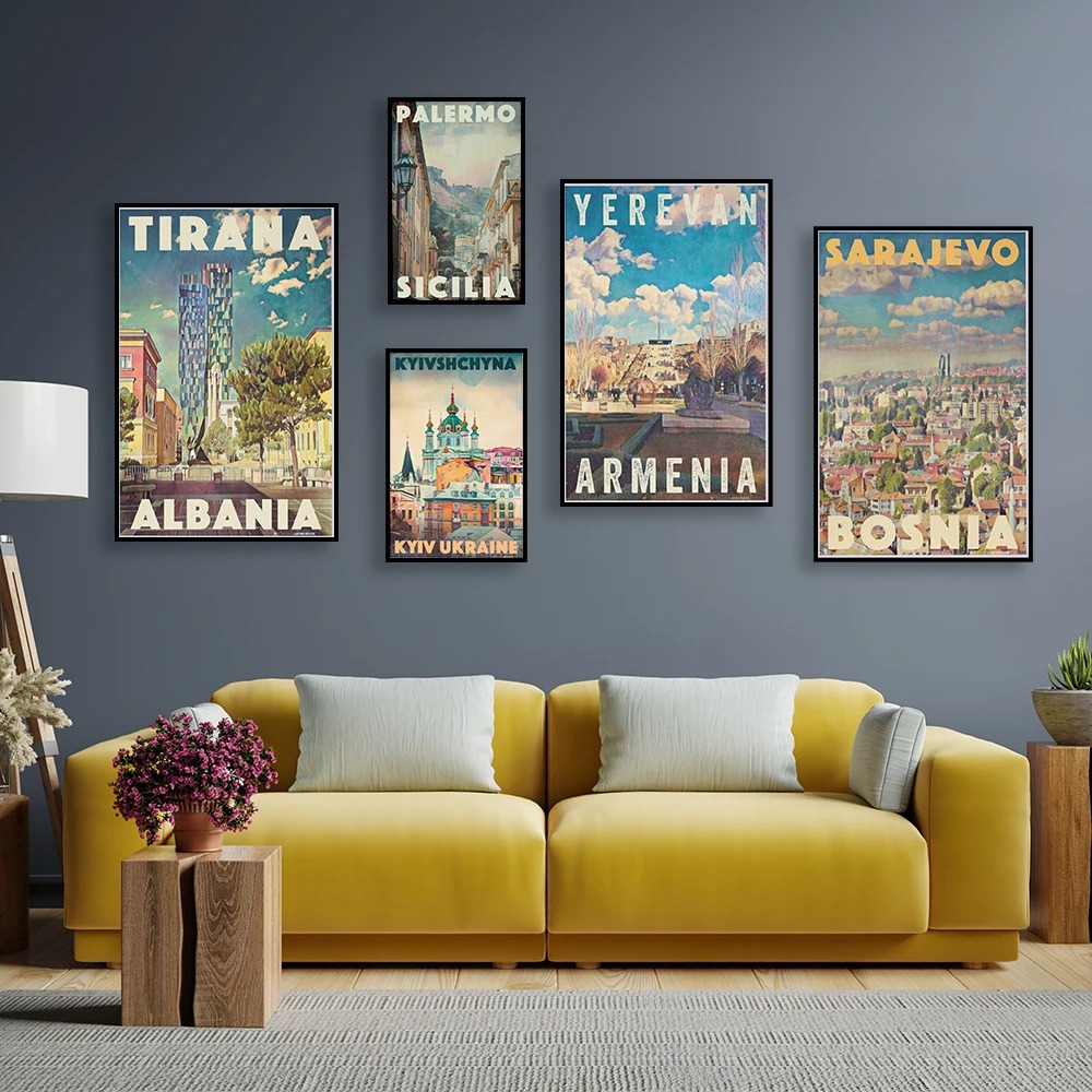Armenia Travel Vintage Yerevan - Home Decor Yerevan ulasan dan harga