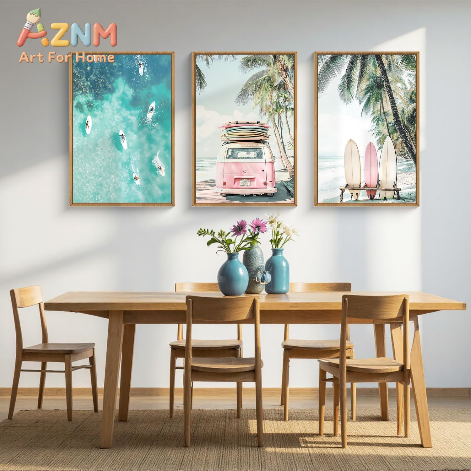 3pcs Summer Surfboard Beach Ca - Home Decor Nautical ulasan dan harga