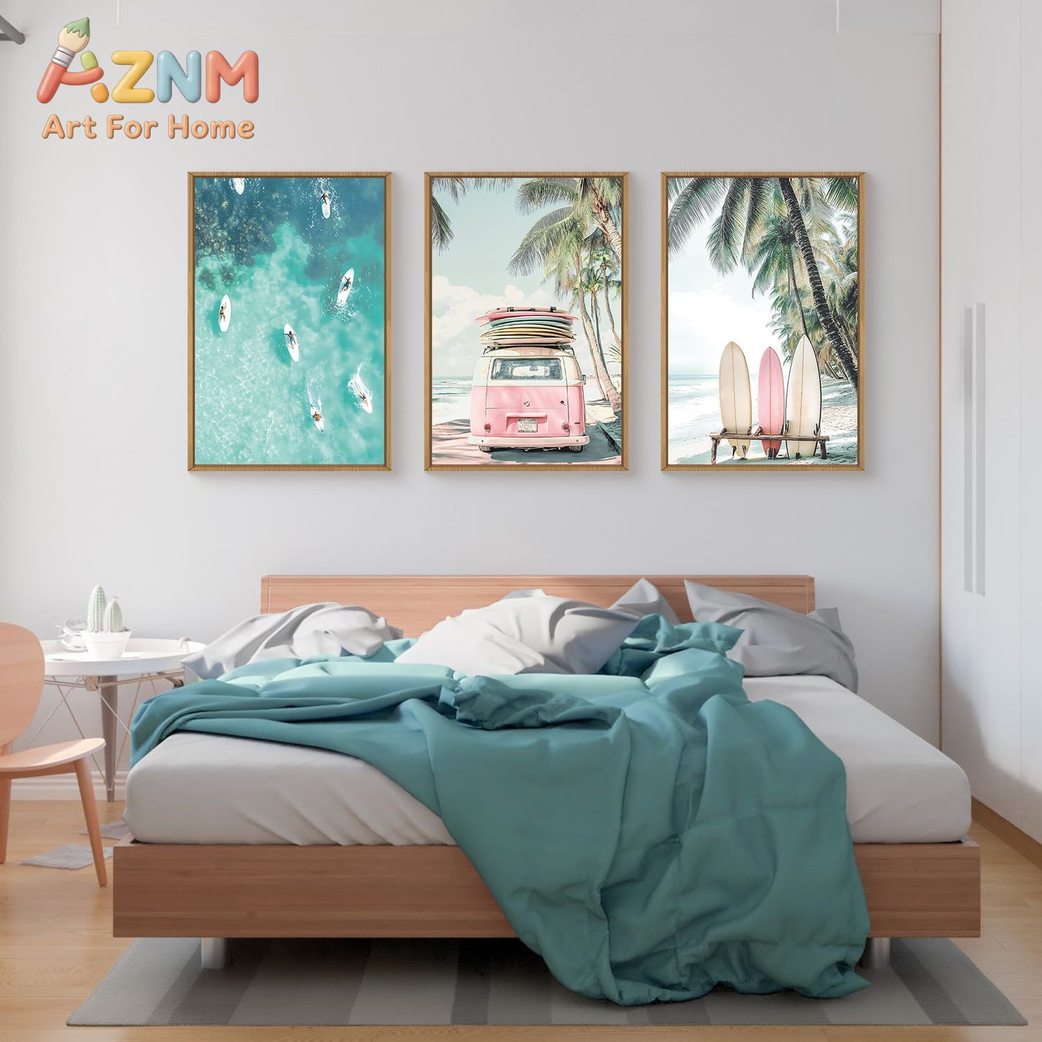 3pcs Summer Surfboard Beach Ca - Home Decor Nautical ulasan dan harga