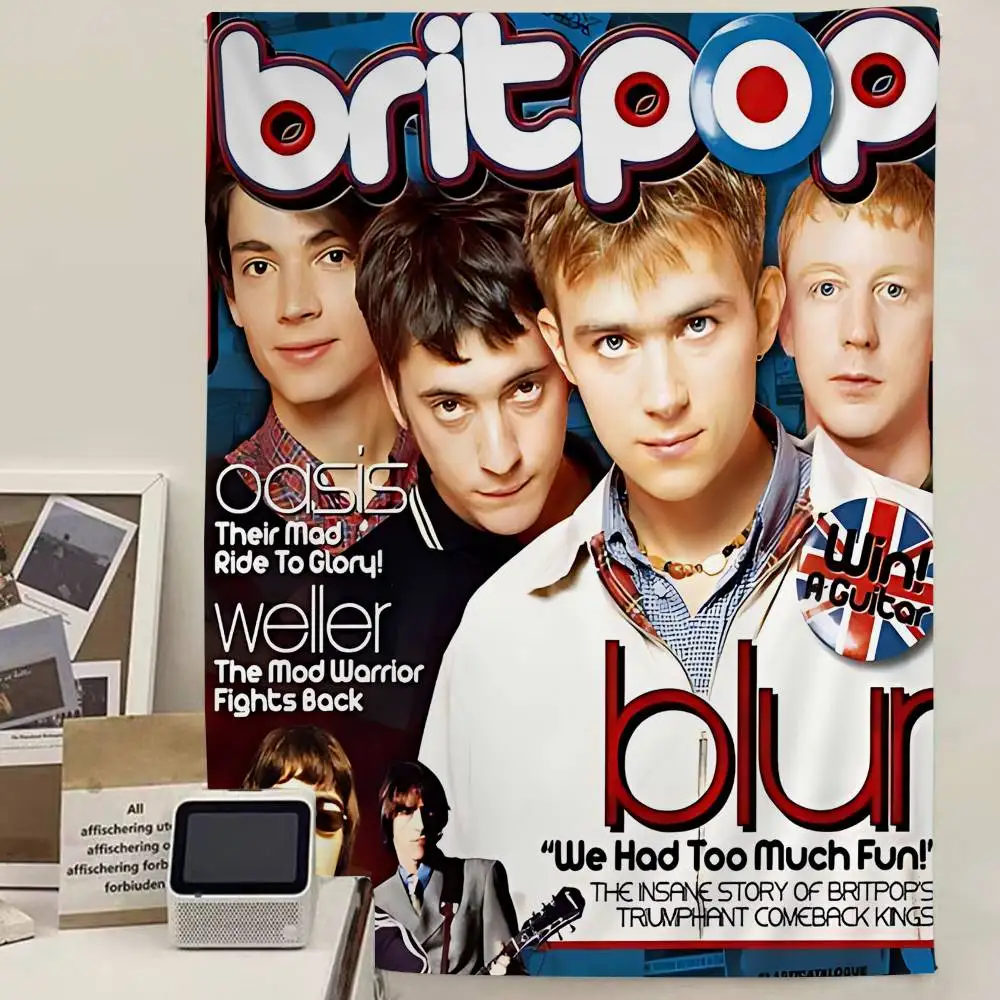Band Musik Rapper Blur Anime T - Home Decor Hippie ulasan dan harga