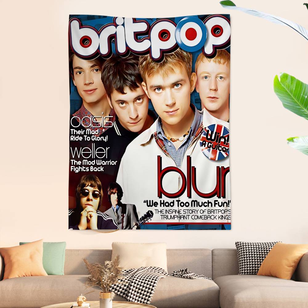 Band Musik Rapper Blur Anime T - Home Decor Hippie ulasan dan harga
