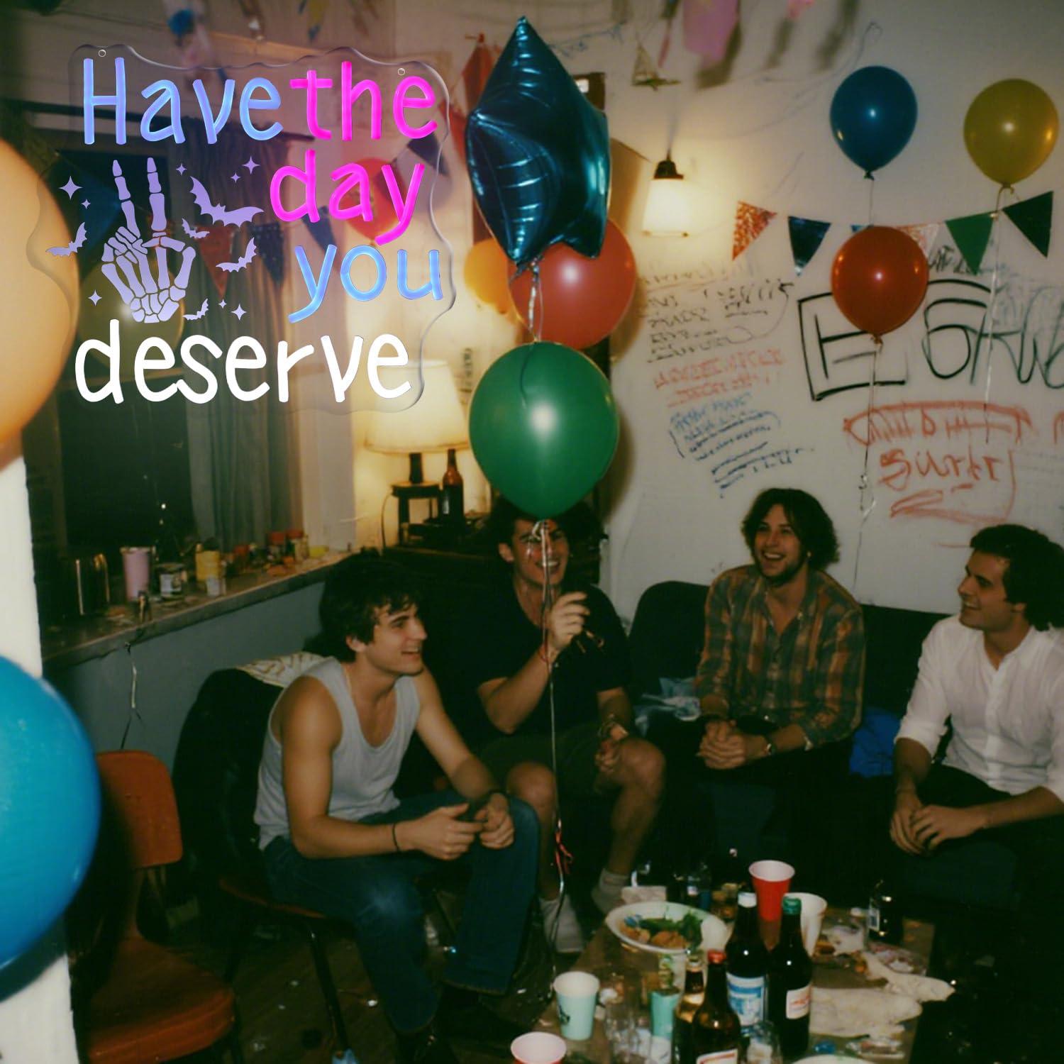 Have The Day You Deserve Neon  - Home Decor Gothic ulasan dan harga