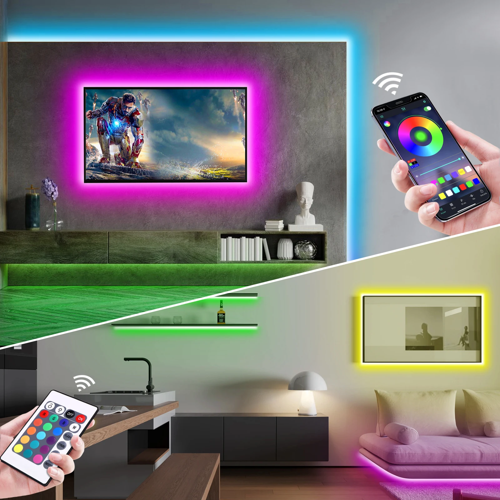 1-5m RGB LED Neon Strip Light  - Led Strip Lights ulasan dan harga